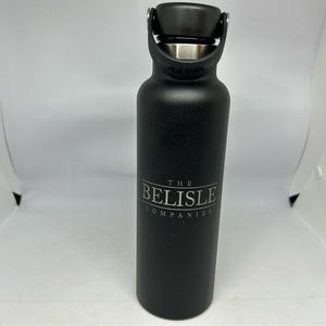 Hydro‎ flask Thermos Black Tumbler "The Belisle Companies" Logo 21oz